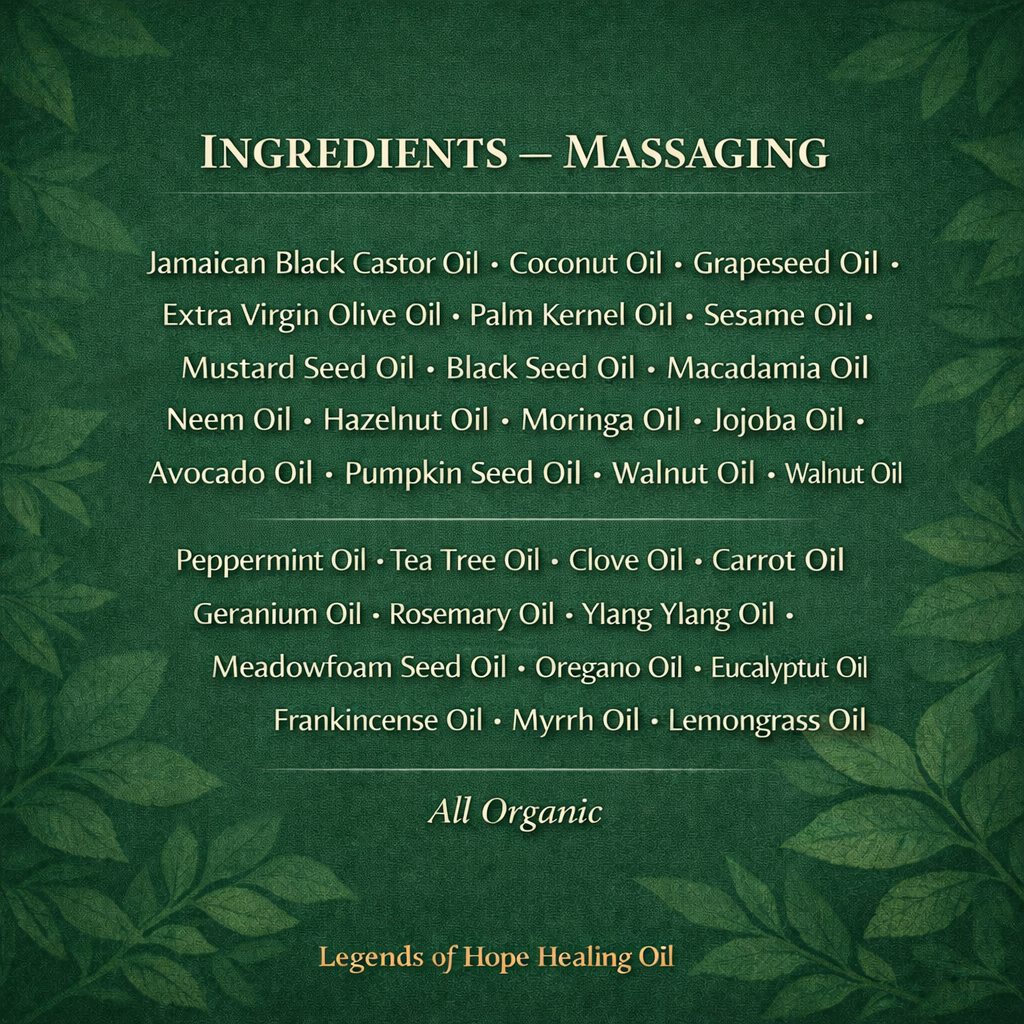 Massage Healing Oil Moisturizer