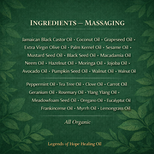 Massage Healing Oil Moisturizer