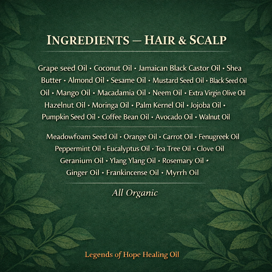 Hair and Scalp Healing Oil Moisturizer